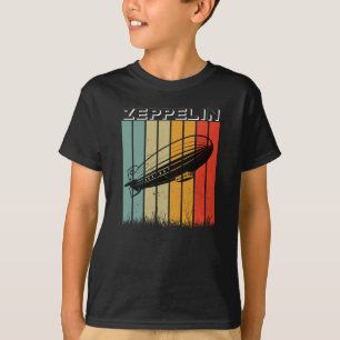 Camiseta Retro Zeppelin Dirigible Airship Zepelin Zepplin