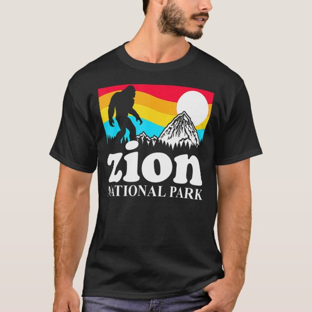 Camiseta Retro Zion National Park Utah (Frente)