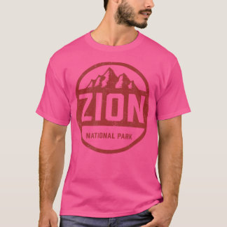 Camiseta Retro Zion National Park Utah Mountain Women Men K