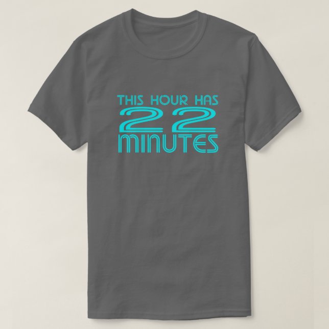 Camiseta Retroativo - 22 Minutos (Frente do Design)