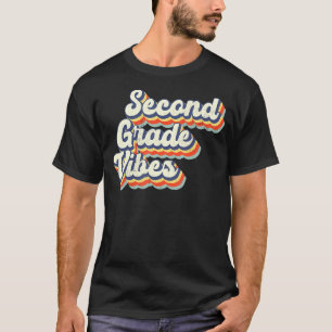 Camiseta Retroceder Vintage De Volta Ao segundo Escolar Seg