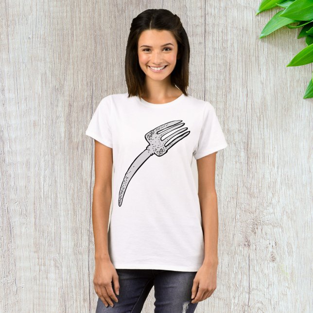 Camiseta Retrócultaria Rustic Vintage Fork (Criador carregado)