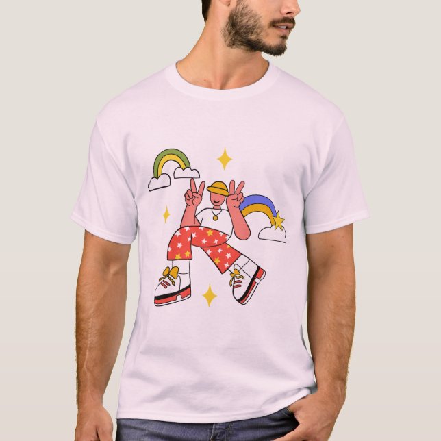 Camiseta Retrográfica das Víblias Pacíficas - Arco (Frente)