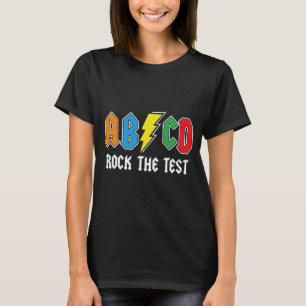 Camiseta Retron Abcd Rock The Test Day Enny School