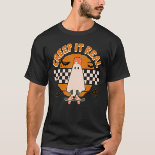 Camiseta Retron sunset Halloween Crepe it Real Vintage Ghos
