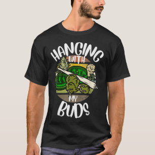 Camiseta Retrorando Com Meus Buds Engraçados Pavão