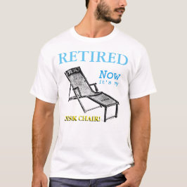 Camiseta Retrorna Cadeira-Decklate Retirement Men Tee