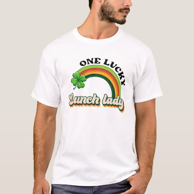 Camiseta Retrorna Um Shamro Dia de São Patrício De Almocinh (Frente)