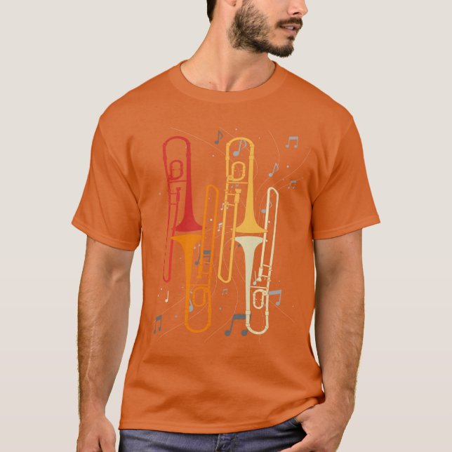 Camiseta Retrorombone vintage (Frente)