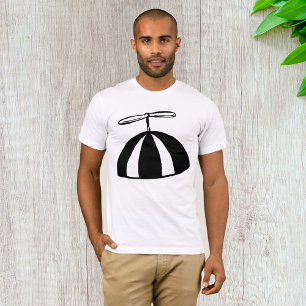 Camiseta Retrorropropulsor Beanie Whimsical Black and White