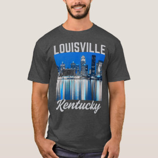 Camiseta RetroStyle Louisville Kentucky Downtown Ohio River