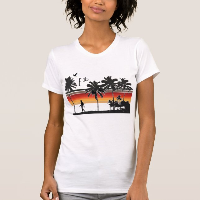 Camiseta RetroSunsetBeach (Frente)