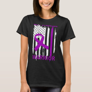 Camiseta Rett Syndrome Warrior EUA Flag Estados Unidos Rett
