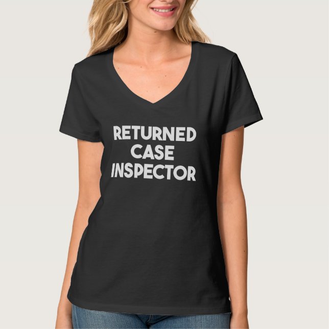 Camiseta Returned Case Inspector (Frente)