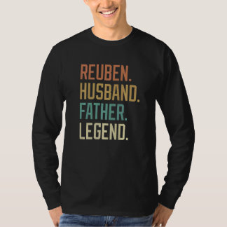 Camiseta Reuben Husband Father Legend Father's Day Retro