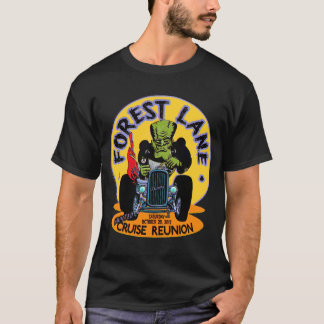 Camiseta Reunião assombrada pista do cruzeiro da floresta