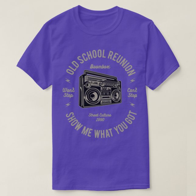 Camiseta Reunião da Escola Antiga (Frente do Design)