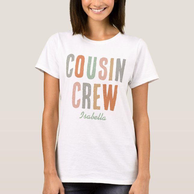 Camiseta Reunião da Família Boho de Combinação de Cousin Cr (Frente)