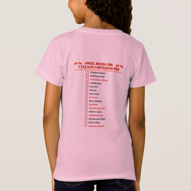 Camiseta Reunião da Família Gril T-shirt 20205 (Verso)