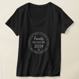 Camiseta Reunião da família negra engraçada 2024