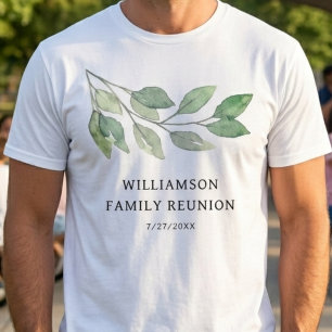 Camiseta Reunião da família personalizada
