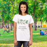 Camiseta Reunião da família personalizada<br><div class="desc">Esta camiseta de reencontro da família na moda é decorada com água verde. Facilmente personalizável. Basta remover a data se você quiser usar a camiseta por muitos anos. Use a Ferramenta Design para alterar o tamanho, o estilo ou a cor do texto. Esta camiseta faz uma reunião de família de...</div>