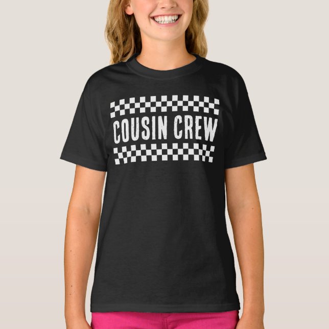 Camiseta Reunião da Família Retroativa de Cousin Crew (Frente)