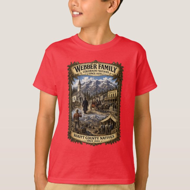 Camiseta Reunião da Família Webber (Frente)