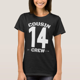 Camiseta Reunião da Turma do Primo Número 14 Grupo Familiar