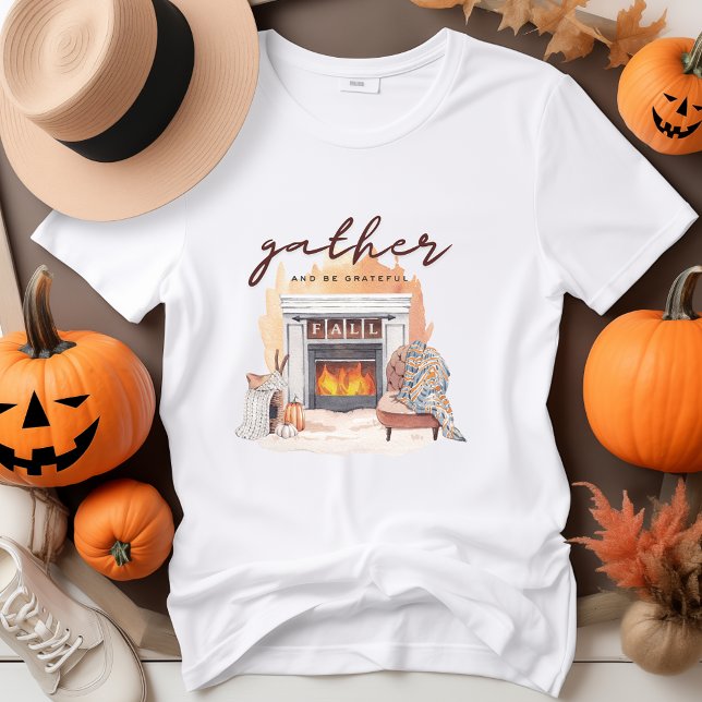 Camiseta Reunião de Ação de Graças Grata (Criador carregado)