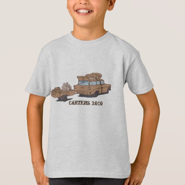 Camiseta Reunião de Carter - miúdos (Frente)