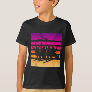 Camiseta Reunião de Conselho de Snowboard Esquiador Elevado