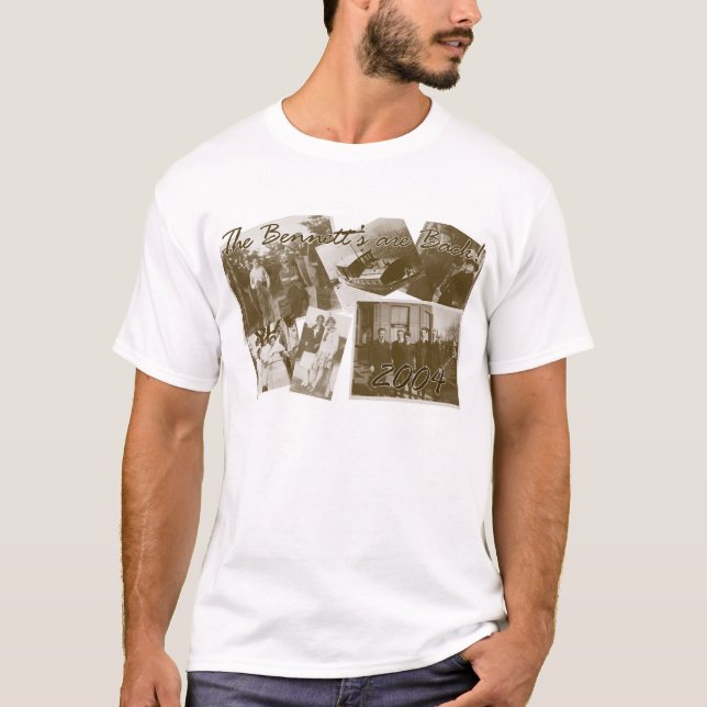 Camiseta Reunião de família 2004 de Bennett (Frente)