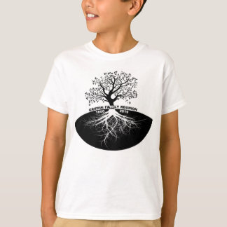 Camiseta Reunião de família 2019 do grifo - tamanho dos