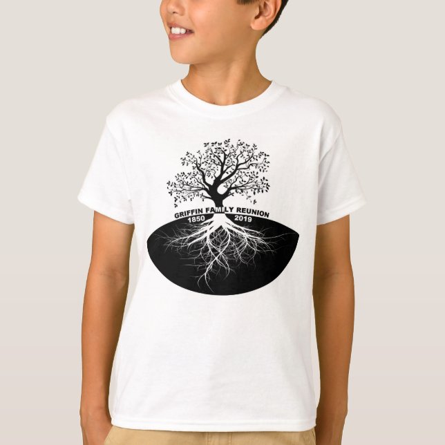 Camiseta Reunião de família 2019 do grifo - tamanho dos (Frente)