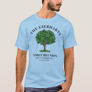 Camiseta Reunião de Família Árvore Genealógica de Primos Se
