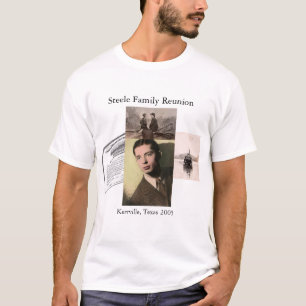Camiseta Reunião de família de Steele