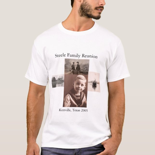 Camiseta Reunião de família de Steele (Frente)