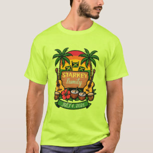 Camiseta reunião de família jamaicana