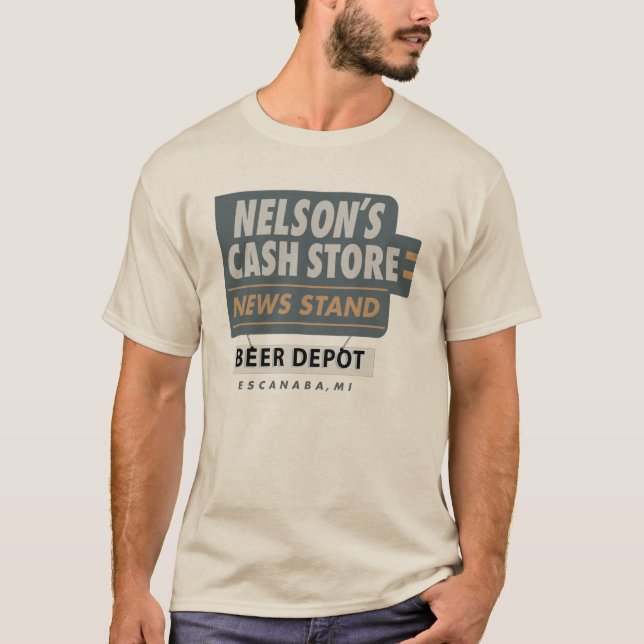 Camiseta Reunião de família - loja de dinheiro de Nelson (Frente)