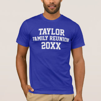 Camiseta Reunião de Família Personalizável