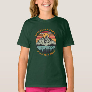 Camiseta Reunião de Férias de Viagem da Família Personaliza