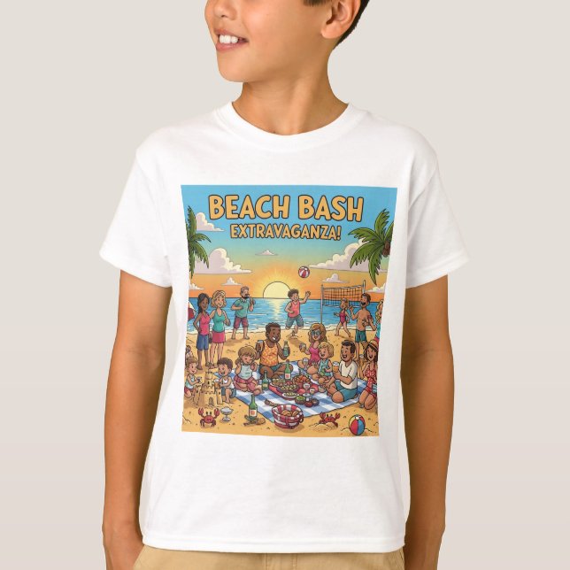 Camiseta Reunião de Praia (Frente)