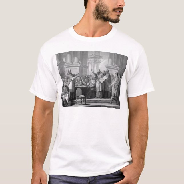 Camiseta Reunião de St Augustine e do Donatists (Frente)