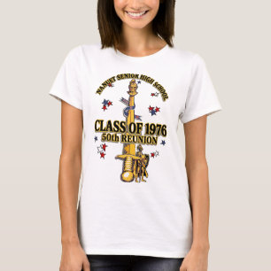Camiseta Reunião dos Knights da Nanuet Senior HS Black Gold