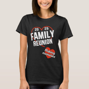 Camiseta Reunião Familiar 2025 Com Memórias De Fazer Cardía
