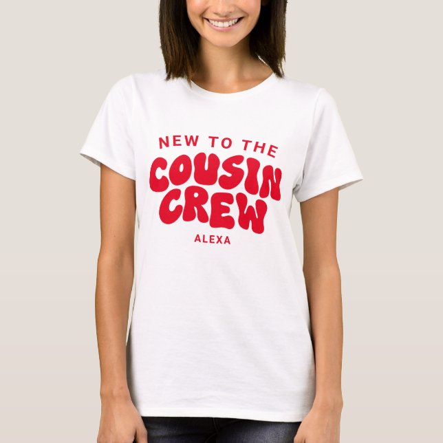 Camiseta Reunião Familiar de Natal de Cousin Crew (Frente)
