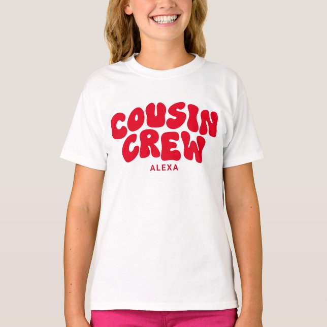 Camiseta Reunião Familiar de Natal de Cousin Crew (Frente)