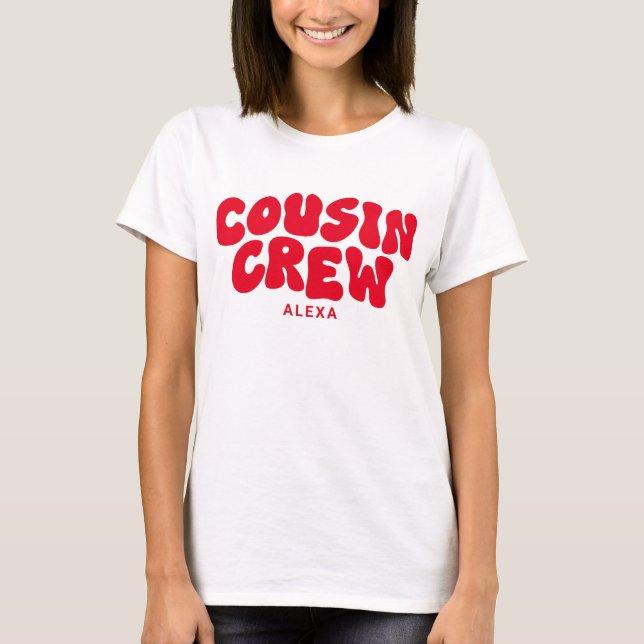 Camiseta Reunião Familiar de Natal de Cousin Crew (Frente)