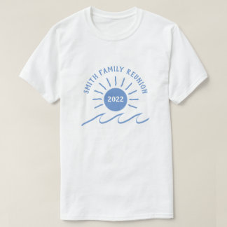 Camiseta Reunião Familiar - Exterior - Sol em Praia ou Lago